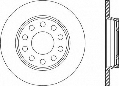 OPEN PARTS bdr192310 -  Тормозной диск